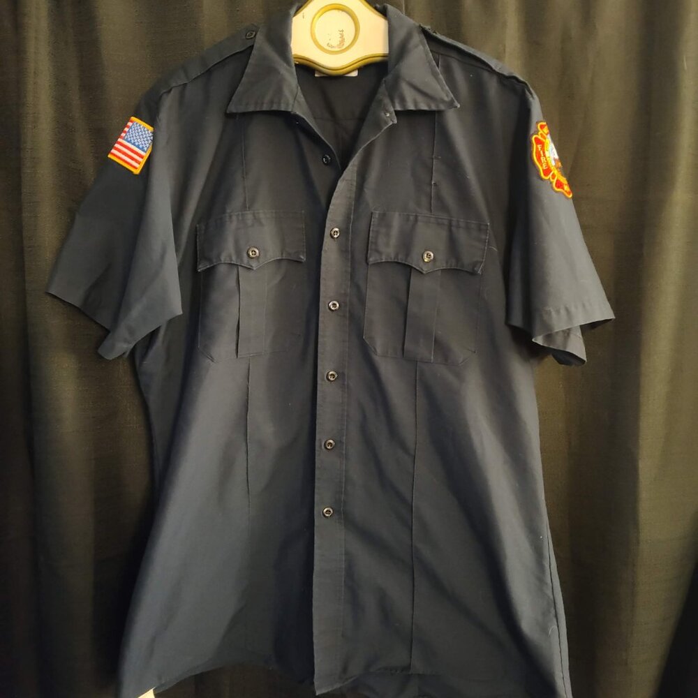 ELBECO Paragon Plus Fire Department Uniform Shirt , Short Sleeve - Size L